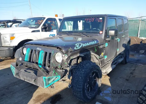 2017 Jeep Wrangler Unlimited Sport 4X4 из США, поврежденный, VIN 1C4BJWDGXHL755134